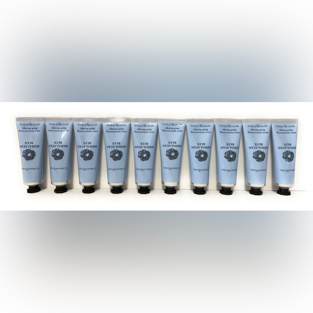Set Of 10, Crabtree & Evelyn Himalayan Blue Ultra-Moisturising Hand Therapy 25g
